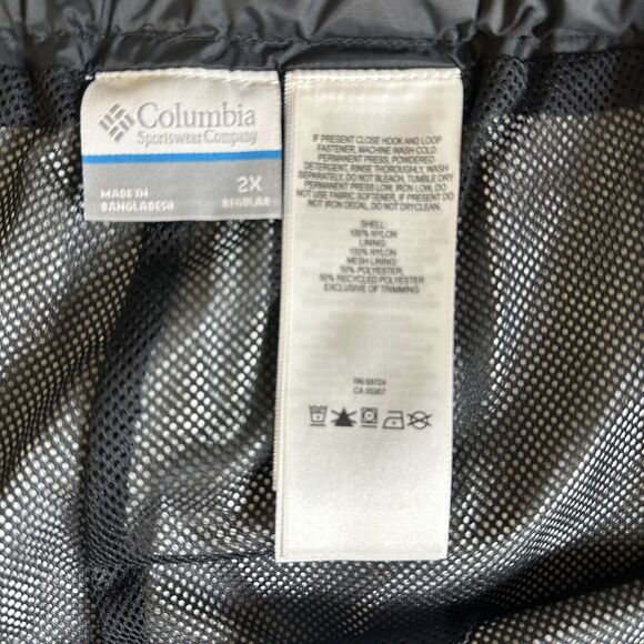 Columbia Pants Adult 2X Black Rebel Roamer Omni Tech Waterproof Breathable NWOT - Picture 3 of 16
